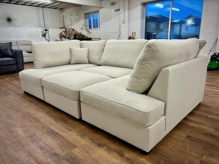 Elegant Wooden Arm Sofa